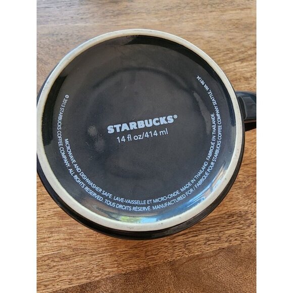2013 Starbucks Gray Pewter Mirrored Coffee Cup Tea Mug | 14oz - Picture 5 of 5
